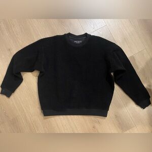 Outdoor Voice Black Boucle Crewneck, L